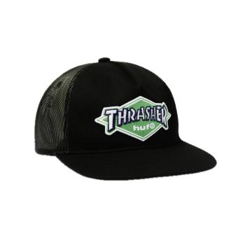 HUF X THRASHER LOGO TWILL TRUCKER
